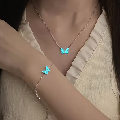 Set Resplandor de Mariposa – Collar y Pulsera