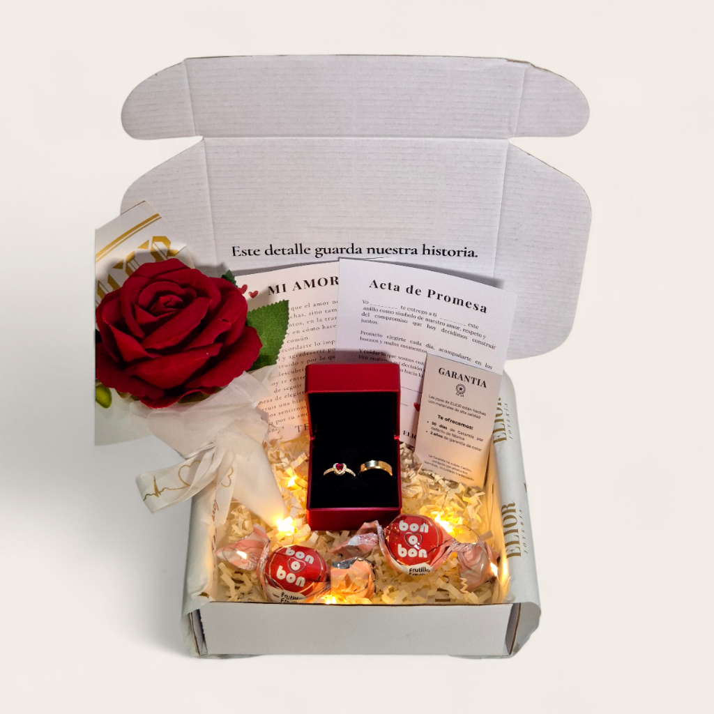 Box Anillos de Promesa Pandora
