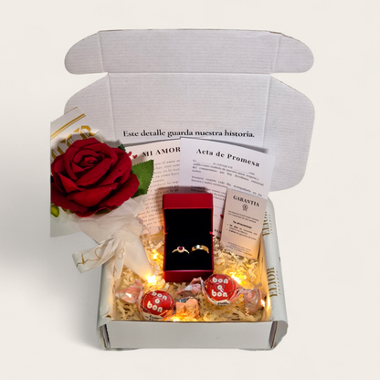 Box Anillos de Promesa Pandora