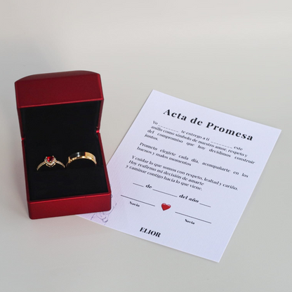 Box Anillos de Promesa Pandora